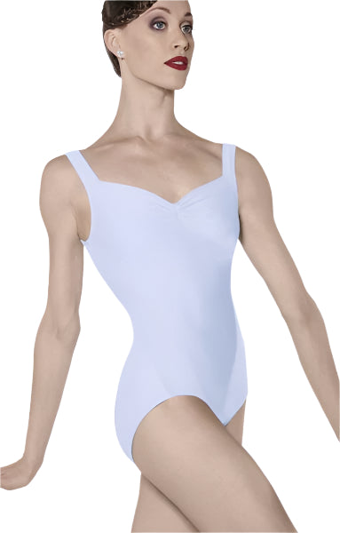 Wear Moi Fasutine Pinch Front Adult Leotard Sky